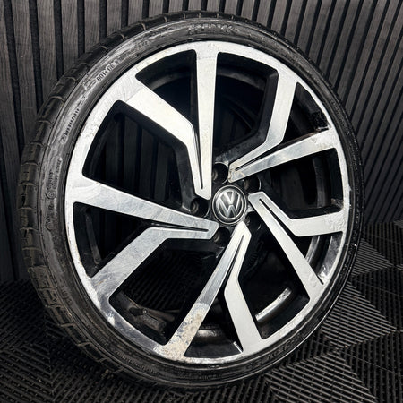 1X 19'' VW Golf Brescia Clubsport GTI MK7 Alloy Wheel Tyre 5G0601025CL Genuine