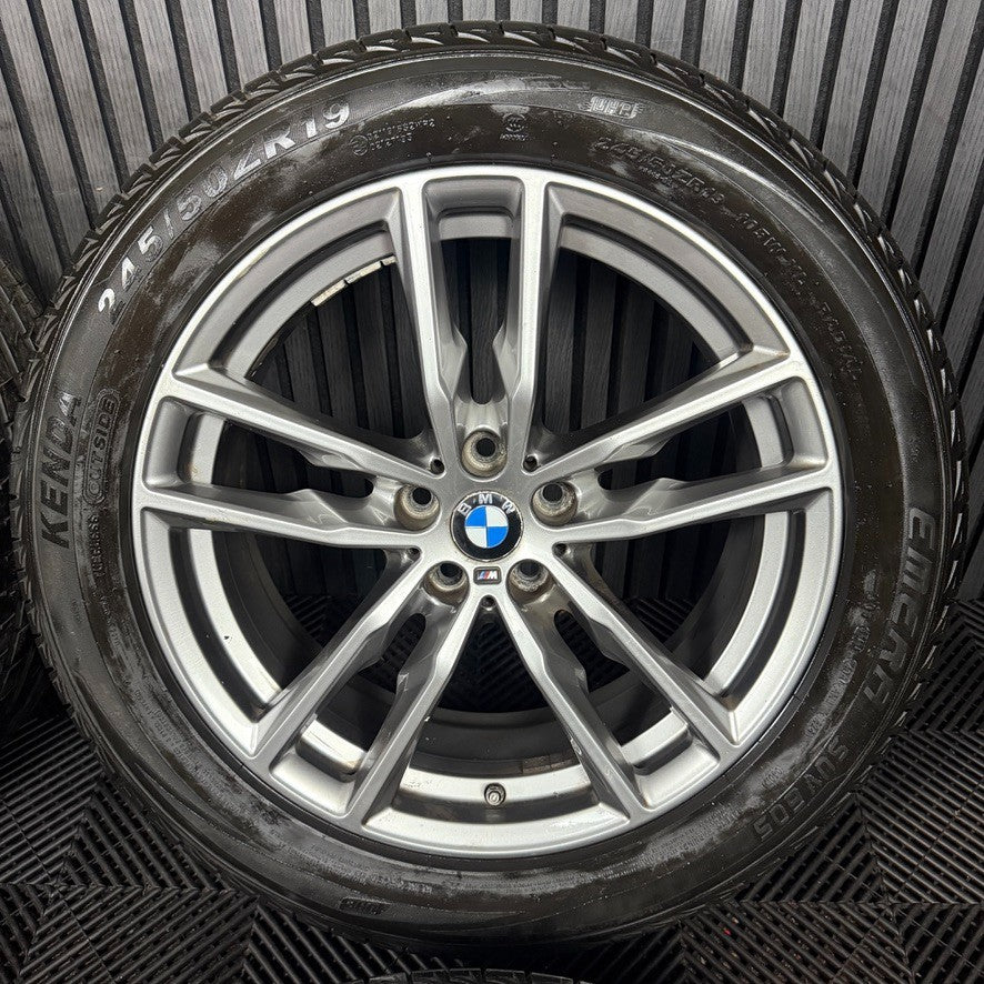 19'' GENUINE BMW X3 X4 G01 G02 698 M SPORT ALLOY WHEELS TYRES ALLOYS 8746987