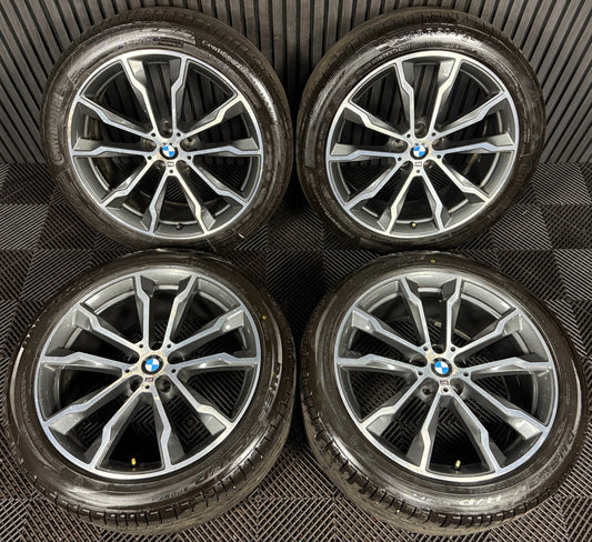 20'' GENUINE BMW X3 X4 G01 G02 699 M SPORT ALLOY WHEELS TYRES ALLOYS 8010268 69