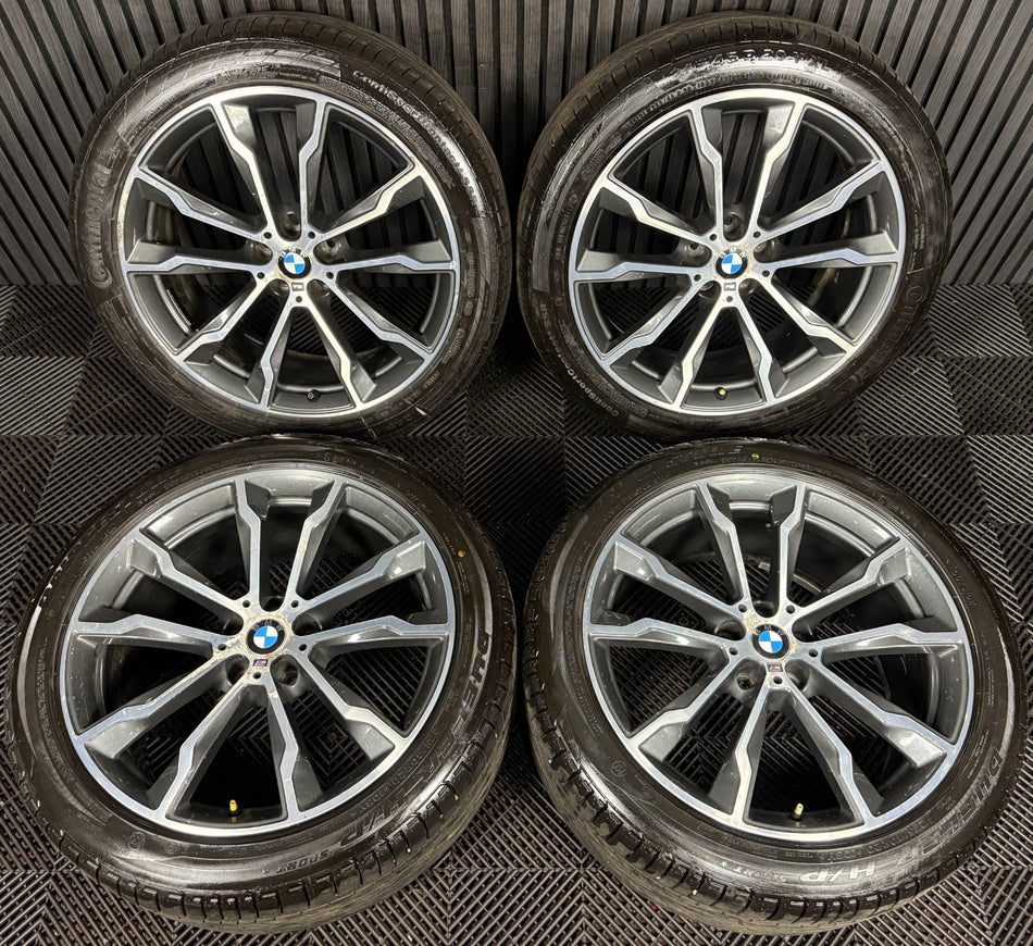 20'' GENUINE BMW X3 X4 G01 G02 699 M SPORT ALLOY WHEELS TYRES ALLOYS 8010268 69