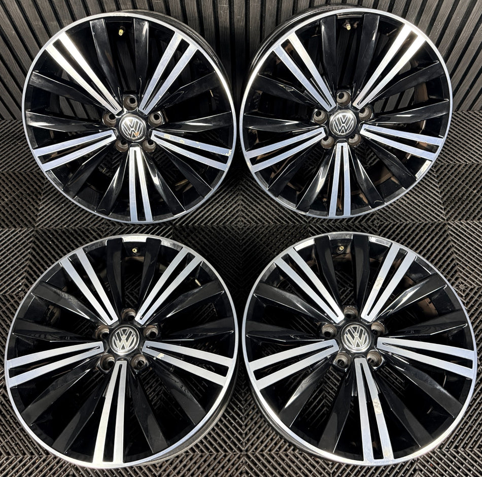 18'' Vw Tiguan Patagonia Mk2 Alloy Wheels Tyres Alloys 5NA601025C Genuine