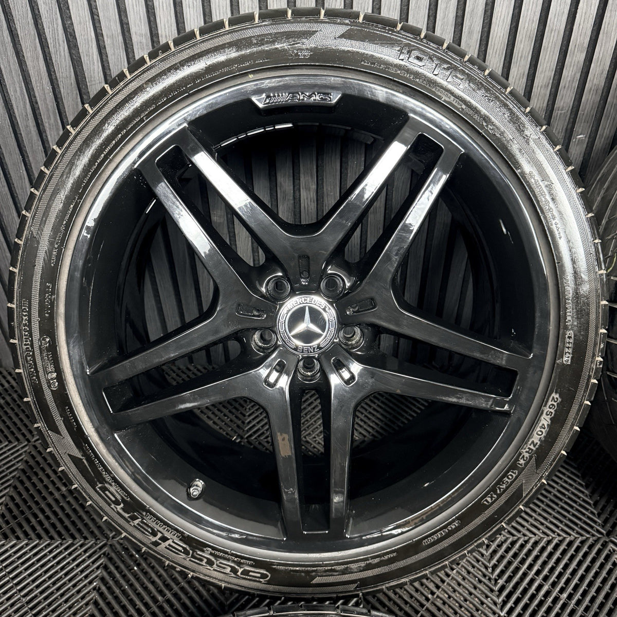 21” Mercedes AMG ML GLE Black Alloy Wheels Tyres W166 Genuine A1664012102