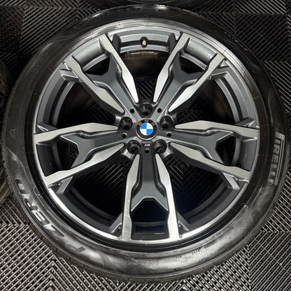 20'' GENUINE BMW X3 X4 G01 G02 787 M SPORT ALLOY WHEELS TYRES ALLOYS 8073791 92