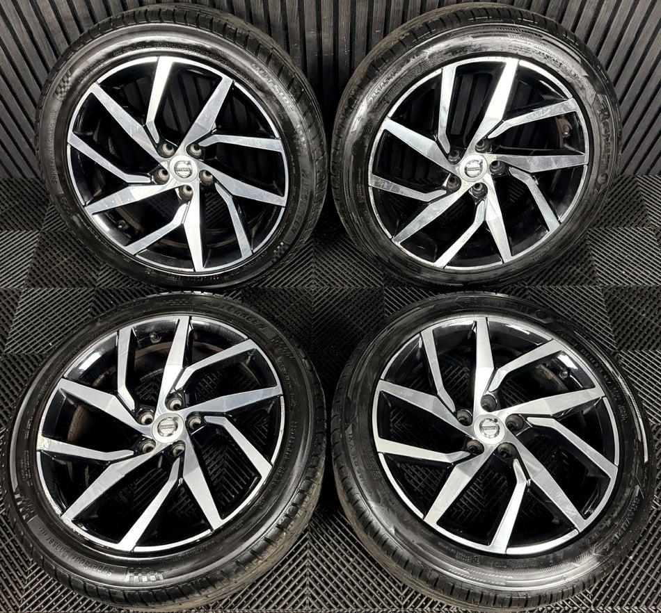 18'' Volvo S60 V60 Y Spoke Black DC Wheels Tyres Alloys 5X108 31471311 Genuine