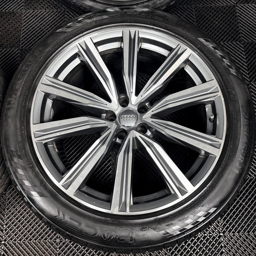 21'' Audi Q8 S Line Multispoke Alloy Wheels Alloys Tyres 4M8601025G Genuine