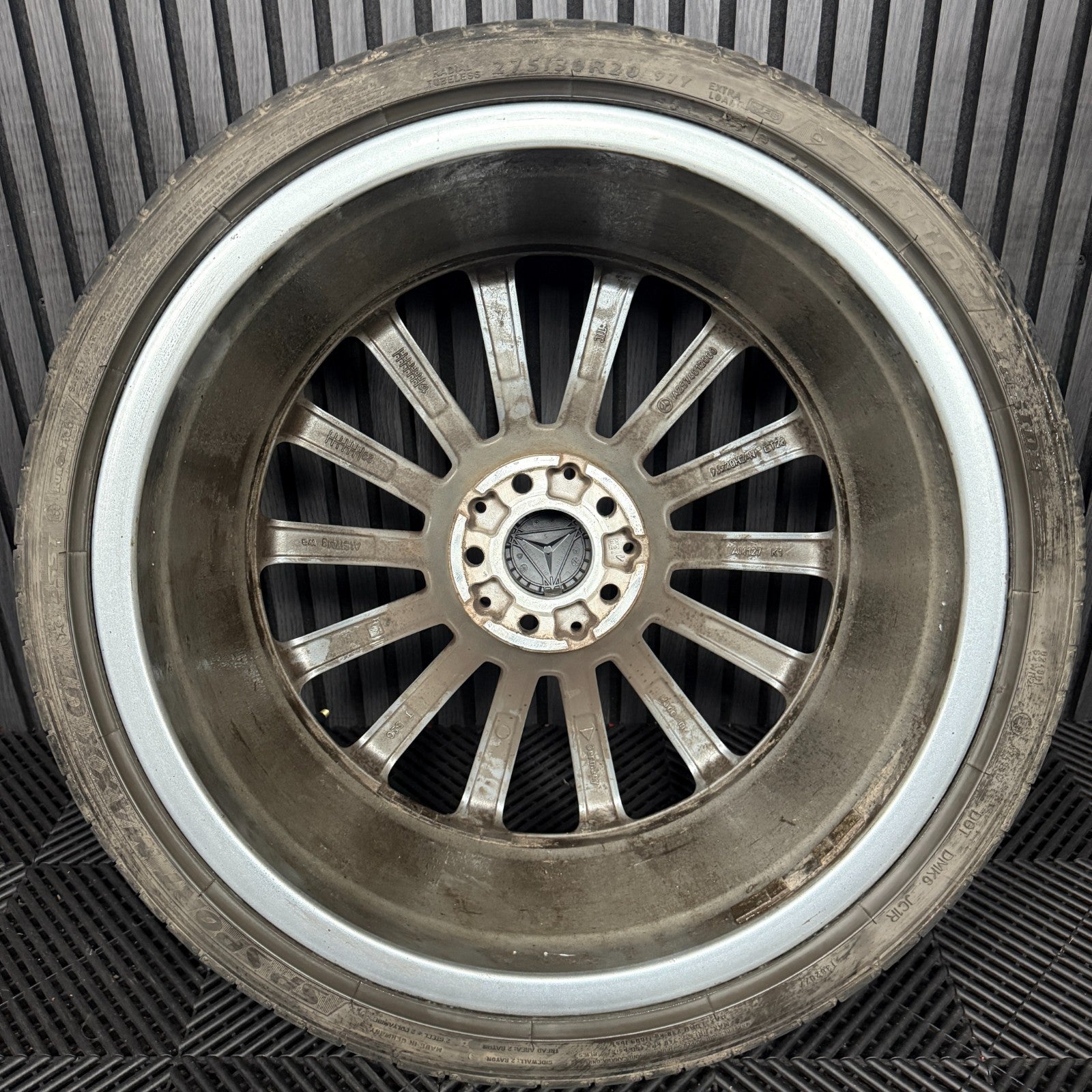 1X 20" GENUINE AMG MERCEDES CLS CLASS GREY DC ALLOY WHEEL W257 REAR A2574012000