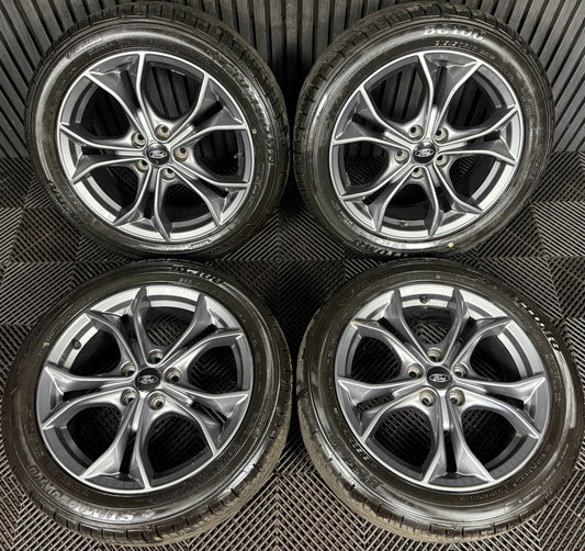 18" GENUINE FORD FOCUS MK4 ROCK GREY Y SPOKE ST ALLOY WHEELS TYRES JX7C-1007-F1A
