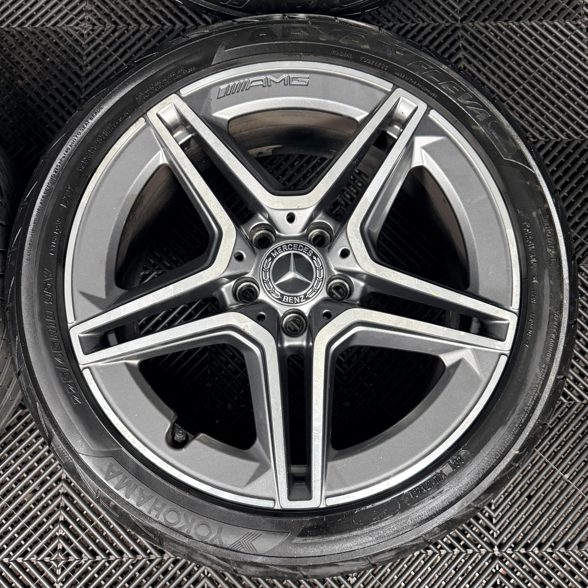 18'' Mercedes Amg A Class Cla B Alloy Wheels Tyres Alloys W177 Genuine