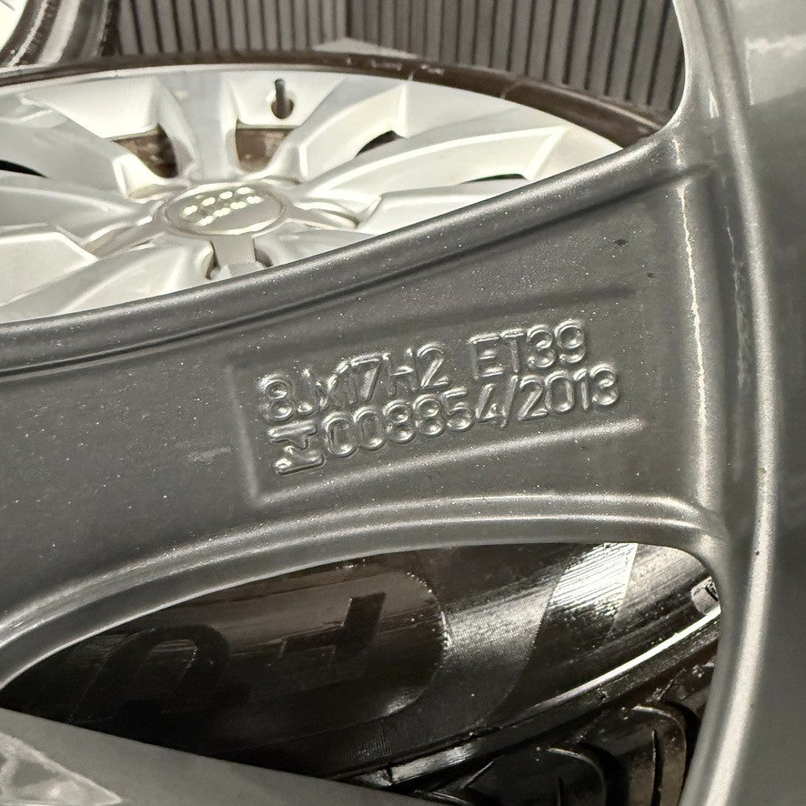 17'' GENUINE AUDI A6 C7 10 SPOKE SILVER ALLOYS WHEELS TYRES 4G0601025BH