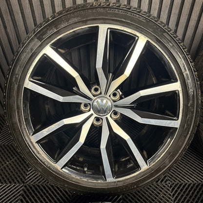 18'' GENUINE VW PASSAT CC SCIROCCO R LINE LISBON WHEELS TYRES ALLOYS 1K8601025M