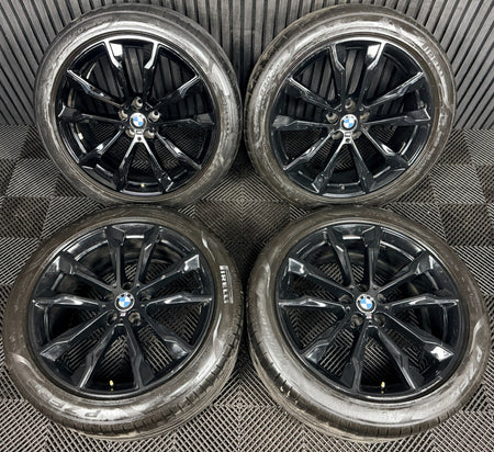 20'' BMW X3 X4 G01 G02 699 Black M Sport Wheels Tyres Alloys 801026 Genuine