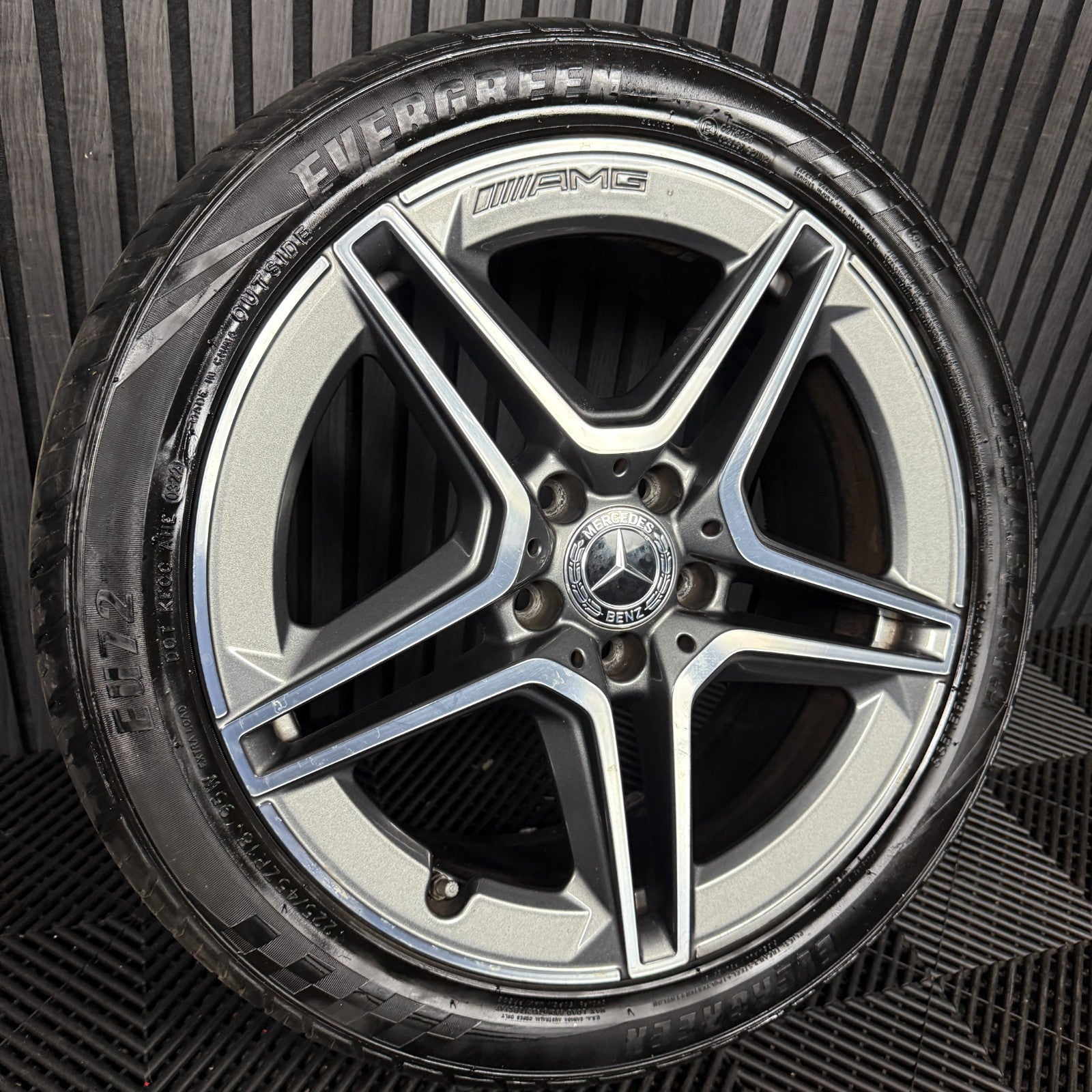 1X 18'' GENUINE AMG MERCEDES A CLASS CLA W177 SPORT ALLOY WHEEL TYRE A1774011500