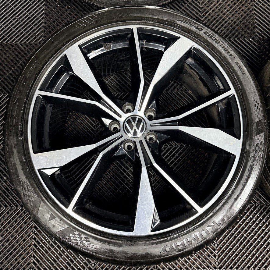 20'' VW Tiguan R Line Misano Alloy Wheels Tyres Alloys 5NA601025AH Genuine