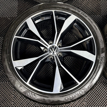 20'' VW Tiguan R Line Misano Alloy Wheels Tyres Alloys 5NA601025AH Genuine