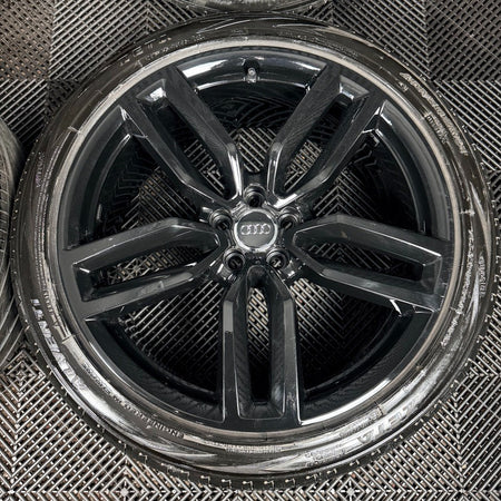 21'' Audi SQ5 Q5 S Line Black Alloy Wheels Tyres 8R0601025CP Genuine
