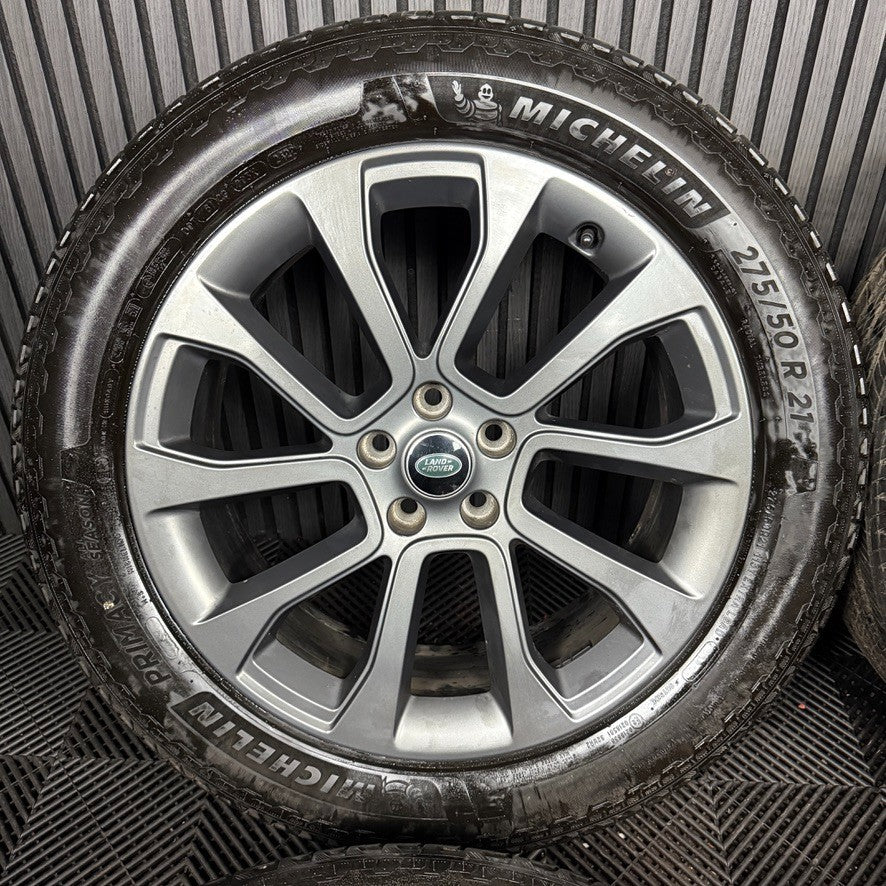 21'' GENUINE RANGE ROVER GREY SPORT VOGUE WHEELS TYRES ALLOYS L461 N9X2-CB SS