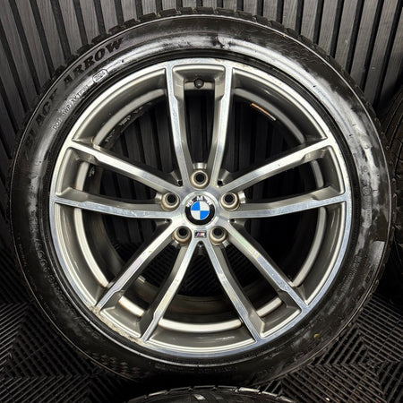 18" GENUINE BMW 5 SERIES 4 662 GREY DC M SPORT G30 G31 ALLOY WHEELS TYRES ALLOYS