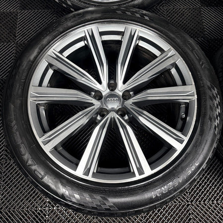 21'' Audi Q8 S Line Multispoke Alloy Wheels Alloys Tyres 4M8601025G Genuine