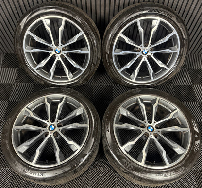 20'' GENUINE BMW X3 X4 G01 G02 699 M SPORT ALLOY WHEELS TYRES ALLOYS 8010268 69