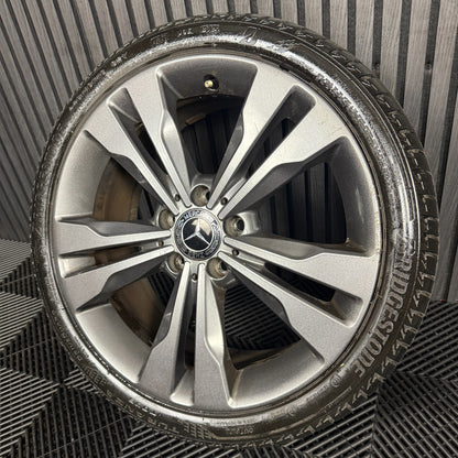 1X 18" GENUINE MERCEDES A B CLASS CLA SPORT ALLOY WHEELS TYRE W246 A2464010400
