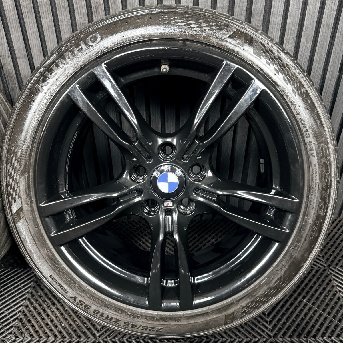 18" Bmw 3 Series 400 M Sport Black F30 F31 F32 F36 4 Alloy Tyres Wheels Genuine