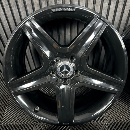 19'' AMG Mercedes GLA Black 5 Spoke Wheel Alloys Vito V Class A156401600 Genuine
