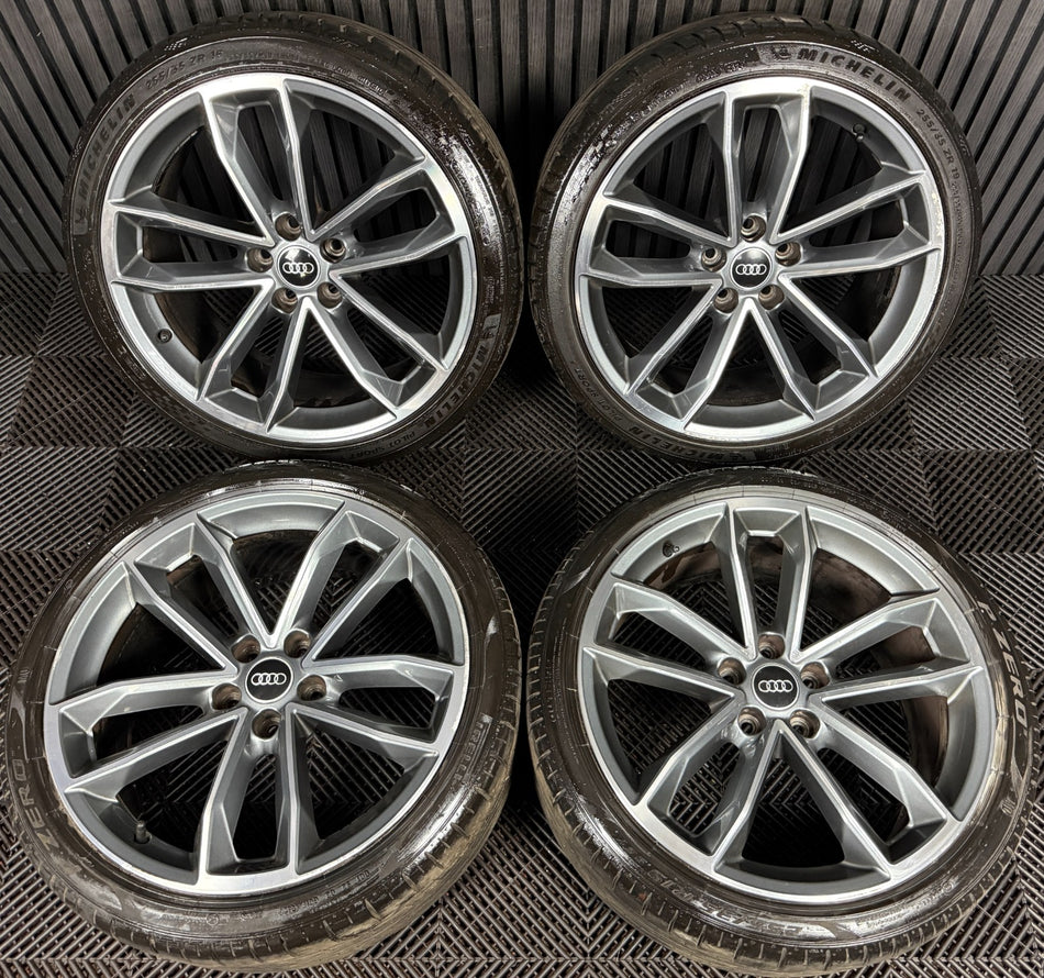 19'' GENUINE AUDI A5 S LINE S5 ALLOY WHEELS ALLOYS TYRES 8W0601025DF