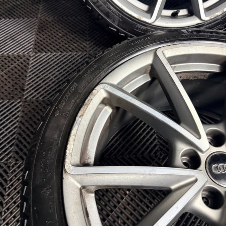 19'' Audi A4 S Line Grey DC B8 B9 Alloy Wheels Alloys Tyres 8W0601025BD Genuine