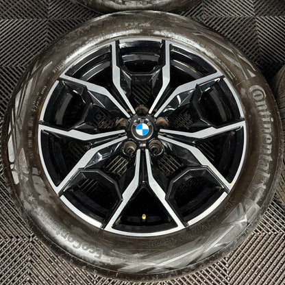 19'' GENUINE BMW X3 X4 G01 G02 887 M SPORT ALLOY WHEELS TYRES ALLOYS 7916263