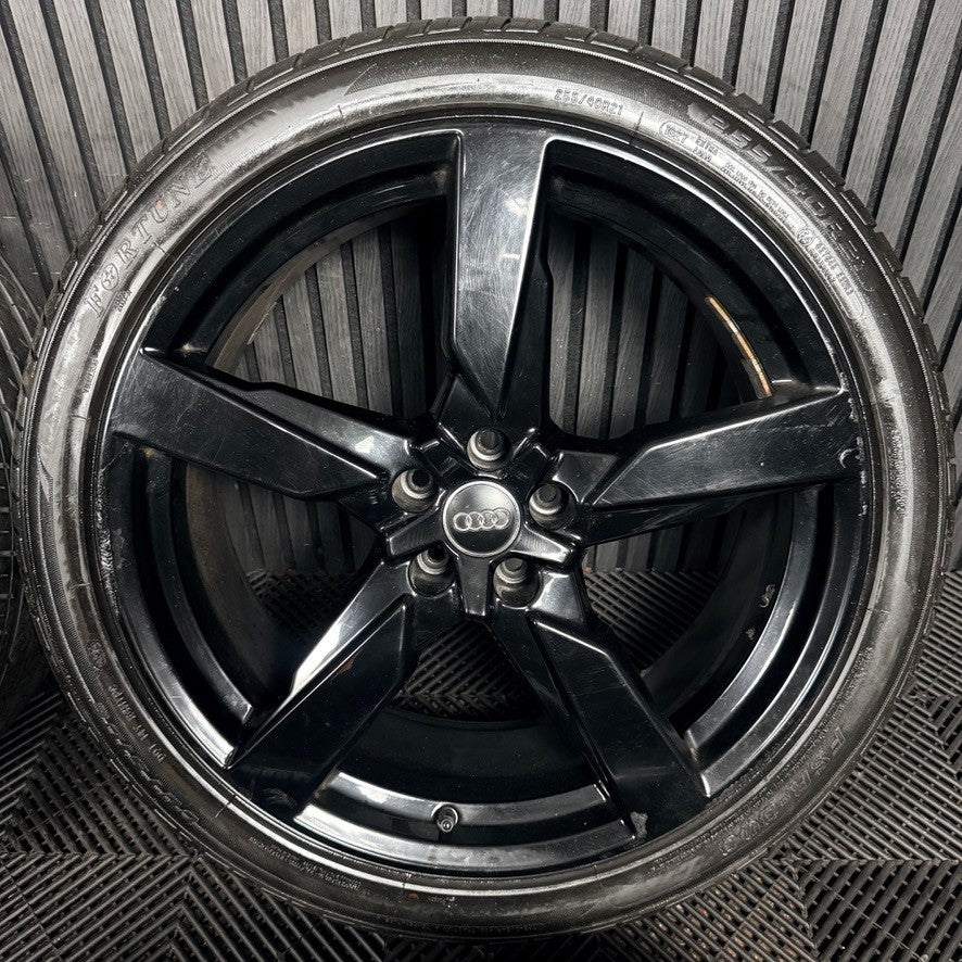 21'' Audi Q5 S Line Black SQ5 Alloy Wheels Tyres 80A601025AR Genuine