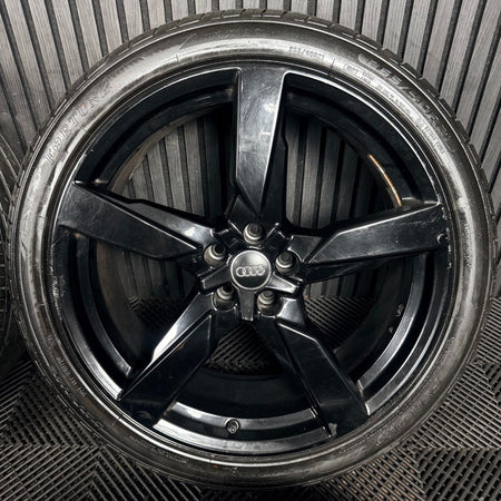 21'' Audi Q5 S Line Black SQ5 Alloy Wheels Tyres 80A601025AR Genuine