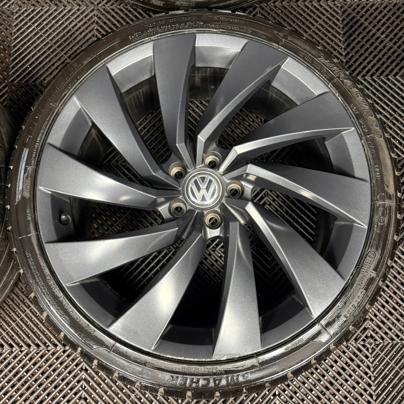 20'' Vw Arteon Rosario Grey R Line Wheels Tyres Alloys 3G8601025D Genuine
