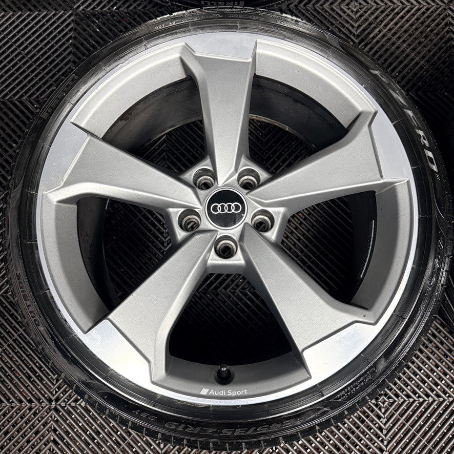 19'' Audi A4 S Line Black Edition B8 B9 Rotor Wheels Alloys 8W0601025CG Genuine