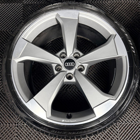 19'' Audi A4 S Line Black Edition B8 B9 Rotor Wheels Alloys 8W0601025CG Genuine