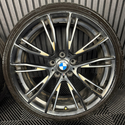 20" GENUINE BMW 3 SERIES 624 M SPORT F30 F31 F32 F36 ALLOY WHEELS TYRES