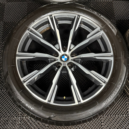 20'' GENUINE BMW X5 X6 G05 G06 740M SPORT ALLOYS WHEELS ALLOYS TYRES