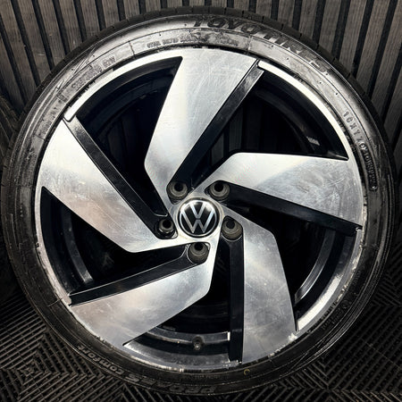18" VW Golf GTD Mk8 GT GTI Richmond Wheels Tyre Alloy 5H0601025H Genuine