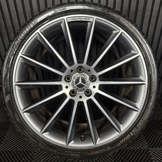 1X 20" GENUINE AMG MERCEDES E CLASS GREY ALLOY WHEEL BACK W213 A2134012300 REAR