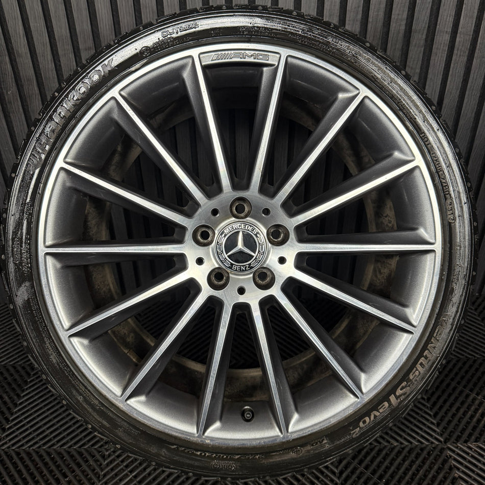 1X 20" GENUINE AMG MERCEDES E CLASS GREY ALLOY WHEEL BACK W213 A2134012300 REAR