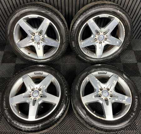 18'' AMG Mercedes GLA Silver 5 Spoke Wheels Tyres Alloys A1564010500 Genuine