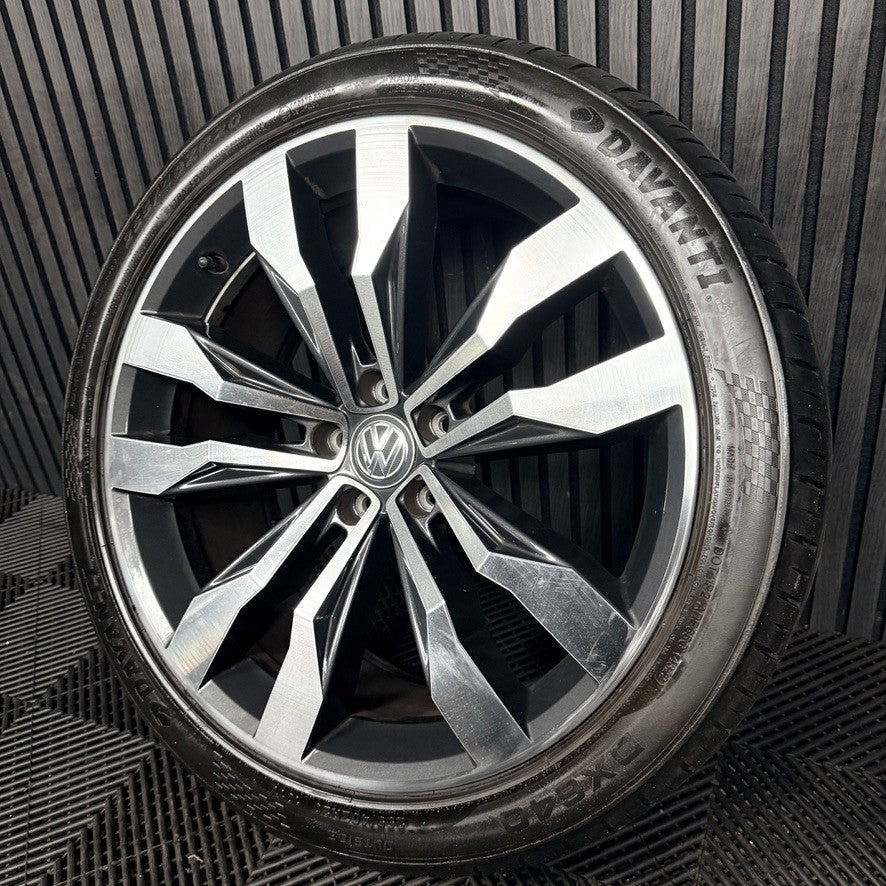 1X 20'' VW Tiguan Suzuka R Line 5NA601025G Grey DC Alloy Tyre Wheel Genuine