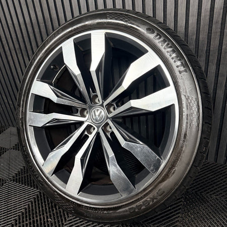 1X 20'' VW Tiguan Suzuka R Line 5NA601025G Grey DC Alloy Tyre Wheel Genuine