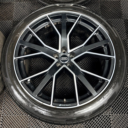 22'' Audi SQ8 Q8 S Line Black RS Alloy Wheels Tyres 4M8601025Q Genuine