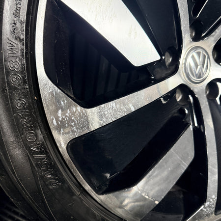 19'' VW Arteon Montevideo Black DC R Line Wheels Tyres Alloys 3G8601025P Genuine