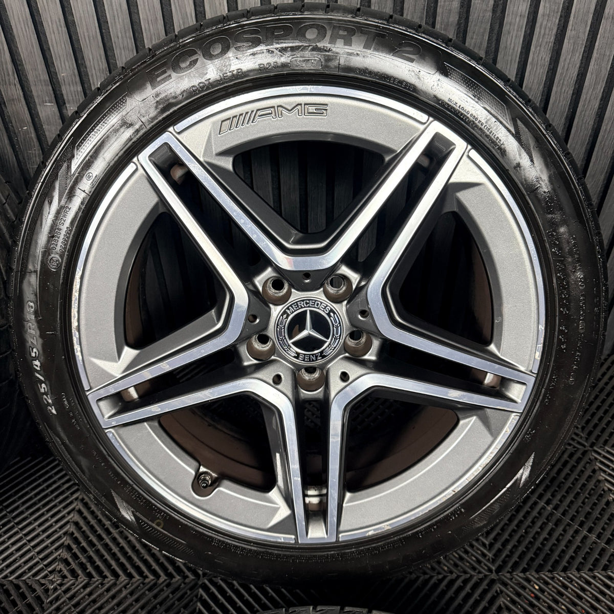 18'' Mercedes Amg A Class Cla B Alloy Wheels Tyres Alloys W177 Genuine