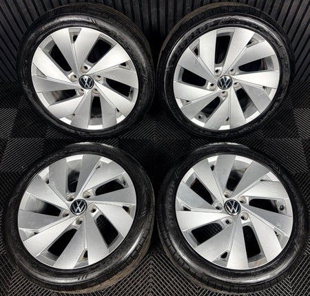 17'' VW Golf Belmont MK8 MK7 MK6 Alloy Wheels Tyres Alloys 5H0601025C Genuine