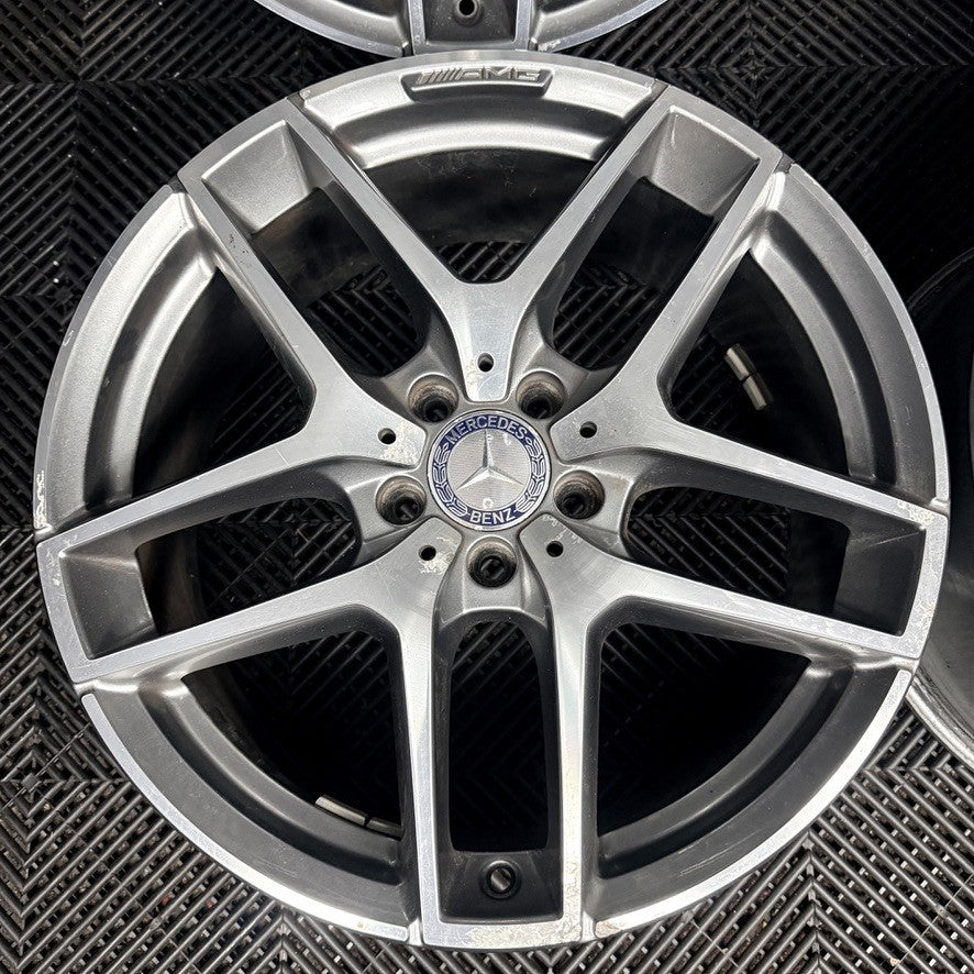 19'' Mercedes AMG GLC Grey DC Sport Alloy Wheels 5X112 Genuine A2534011800