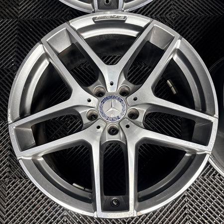 19'' Mercedes AMG GLC Grey DC Sport Alloy Wheels 5X112 Genuine A2534011800