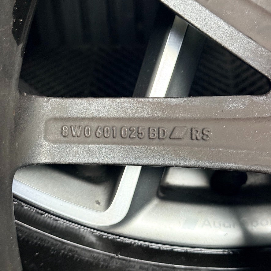19'' Audi A4 S Line Grey DC B8 B9 Alloy Wheels Alloys Tyres 8W0601025BD Genuine