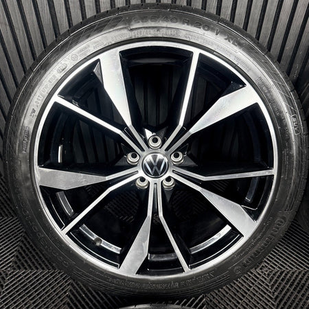 20'' VW Tiguan R Line Misano Alloy Wheels Tyres Alloys 5NA601025AH Genuine